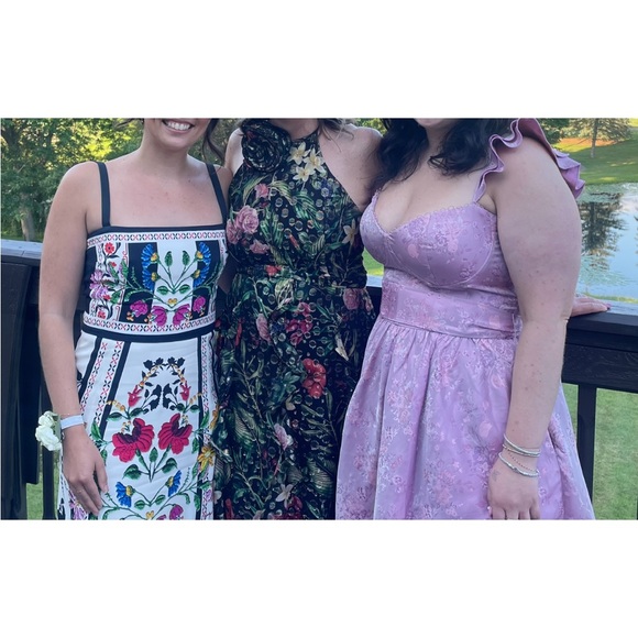 Ramy Brook idella metallic halter neck gown - Picture 5 of 5